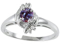 Tommaso Design Simulated Alexandrite Ring