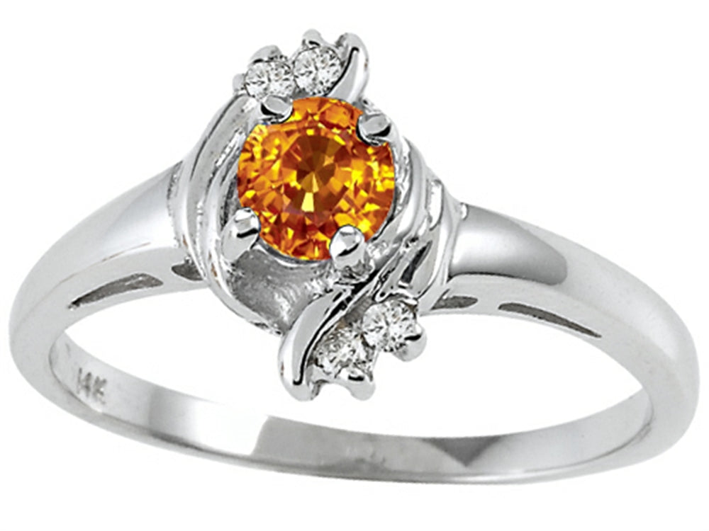 Tommaso Design Genuine Citrine Ring