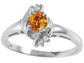 Tommaso Design Genuine Citrine Ring