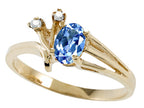 Tommaso Design Genuine Tanzanite Ring