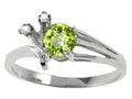 Tommaso Design Genuine Peridot Ring