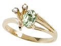 Tommaso Design Green Amethyst Ring
