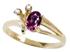 Tommaso Design Genuine Rhodolite Ring