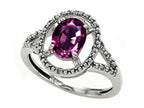 Tommaso Design Genuine Rhodolite Ring