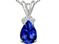 Tommaso Design™ Created Blue Sapphire Pendant Necklace