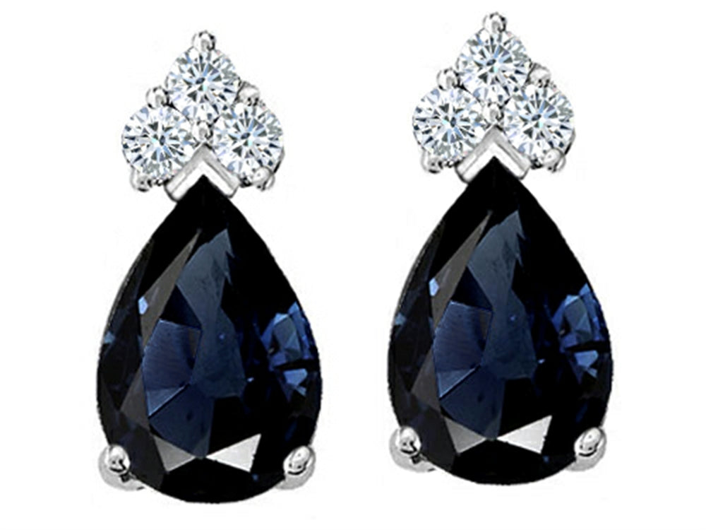 Tommaso Design™ Genuine Sapphire Earrings