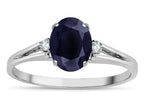 Tommaso Design Genuine Sapphire Ring