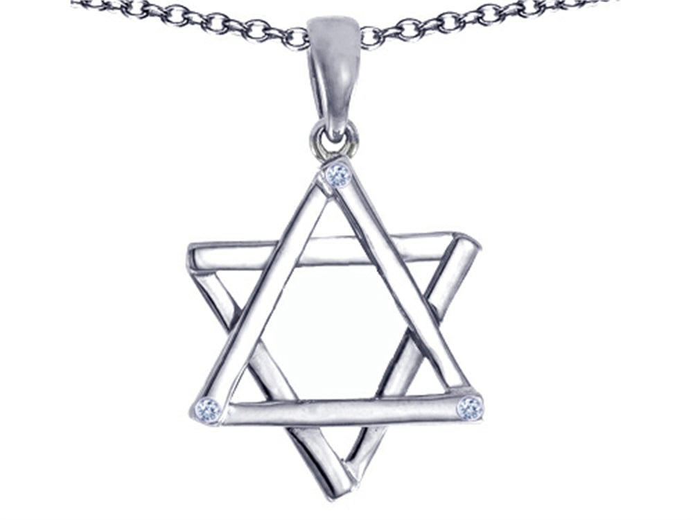 Tommaso Design™ Genuine Jewish Star of David Pendant Necklace by Devorah.