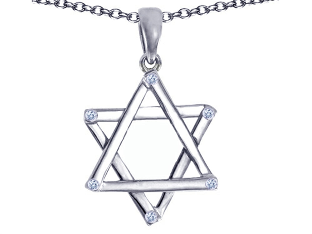 Tommaso Design™ Genuine Jewish Star of David Pendant Necklace by Devorah.