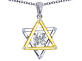 Tommaso Design™ Genuine Jewish Star of David Pendant Necklace by Devorah.