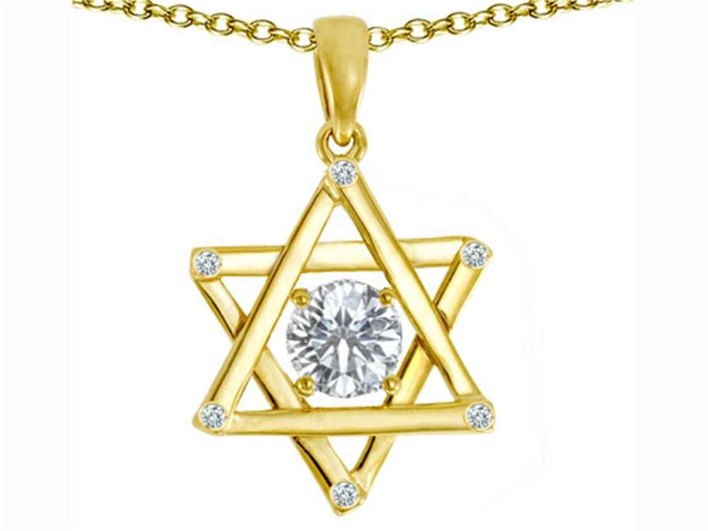 Tommaso Design™ Genuine Jewish Star of David Pendant Necklace by Devorah.