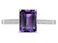 Original Star K™ Simulated Alexandrite Solitaire Engagement Ring