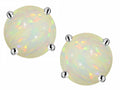 Star K™ Round 7mm Created Opal Earrings Studs