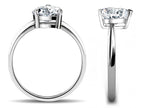 Original Star K Created Sapphire Heart Shape 8mm Solitaire Engagement Ring