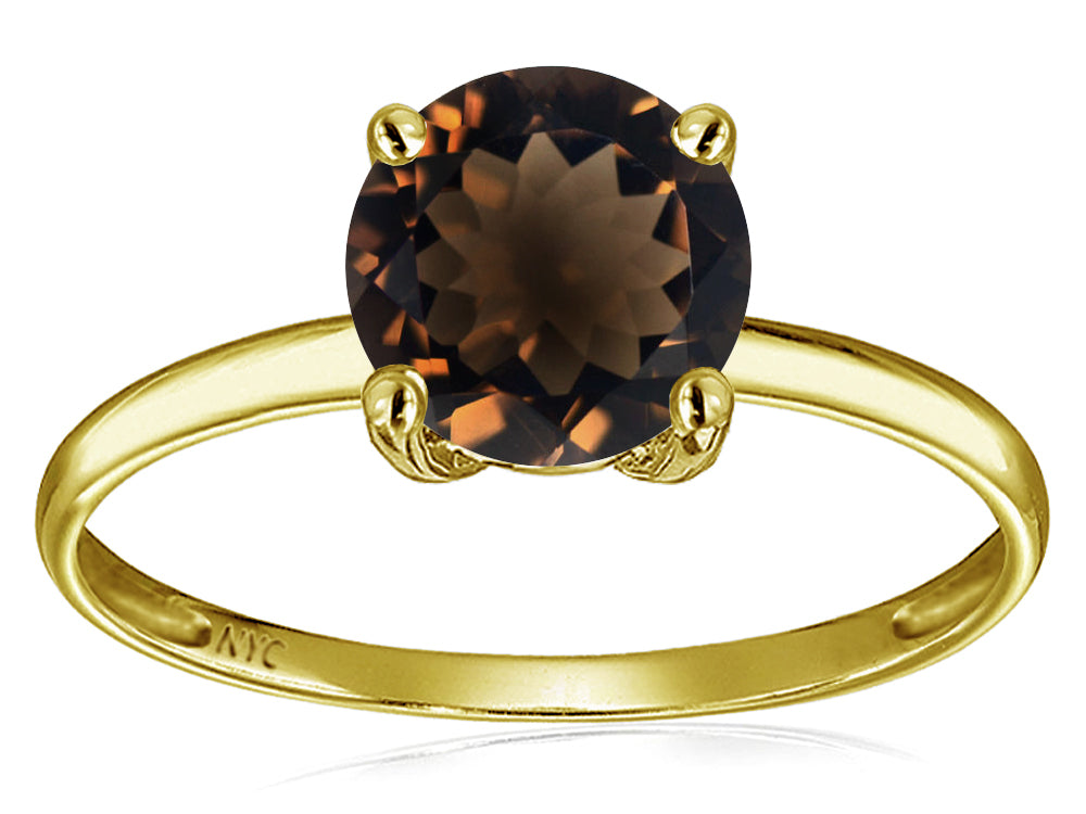 Original Star K 7mm Round Simulated Pink Tourmaline Solitaire Engagement Ring