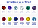 Star K  Custom Personalized 3 Oval Birthstones 5 x 3 mm Mothers Ring Promise Wedding Band