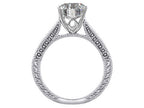 Star K Antique Vintage Style Emerald Cut 8x6 Created Ruby Solitaire Engagement Promise Ring