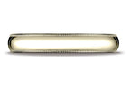 Benchmark® 10k Gold 4.0mm Traditional Dome Oval Ring With Milgrain