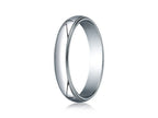 Benchmark® 14k Gold 4.0mm Traditional Dome Oval Ring With Milgrain