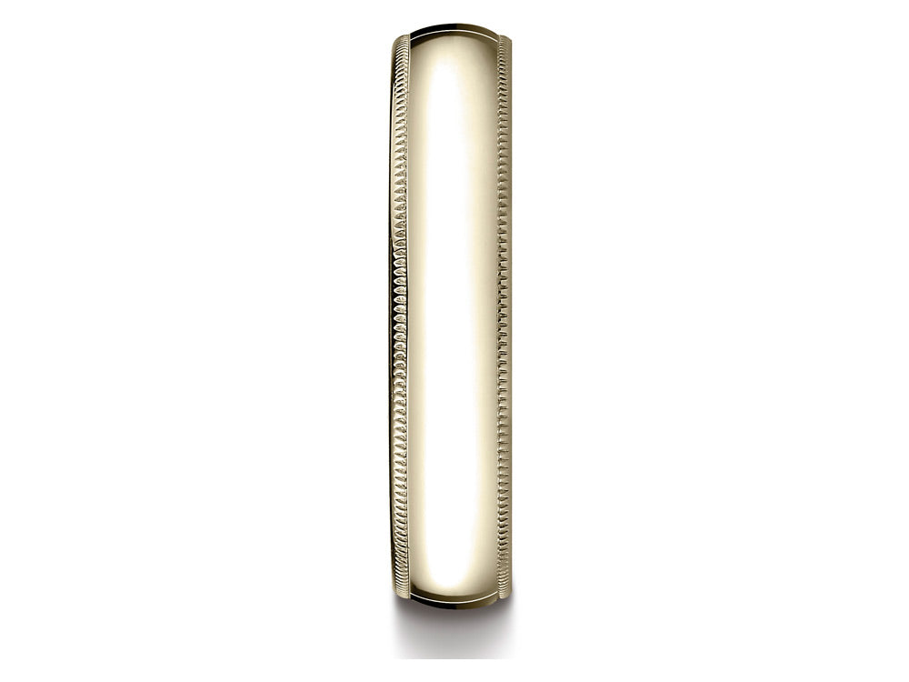 Benchmark® 5.0mm Traditional Dome Oval Ring With Milgrain