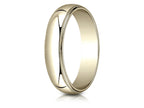 Benchmark® 5.0mm Traditional Dome Oval Ring With Milgrain