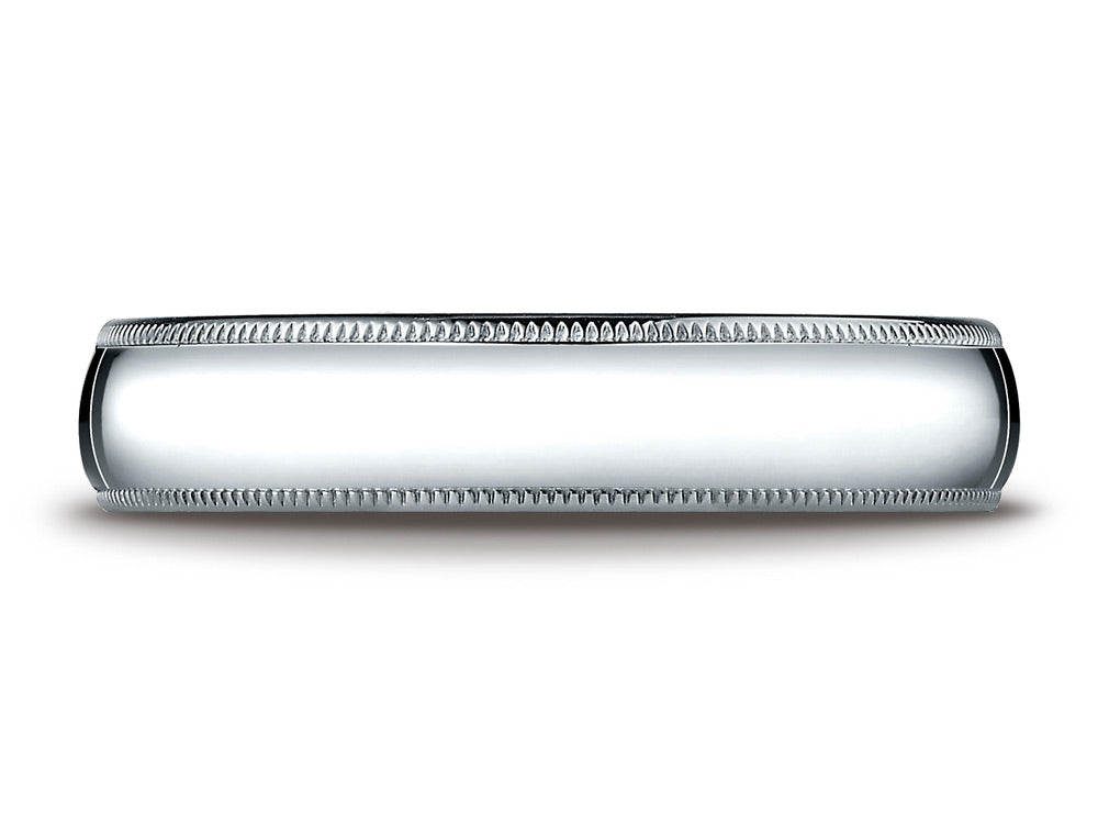 Benchmark® 5.0mm Traditional Dome Oval Ring With Milgrain