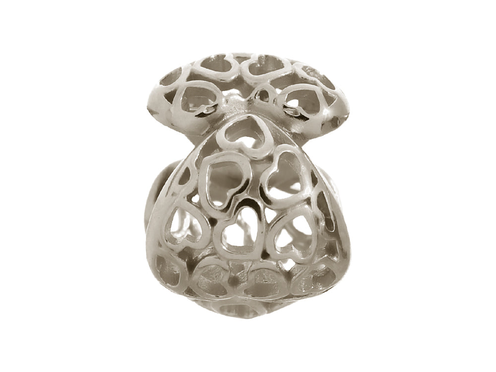 Endless Jewelry Heart Beat Silver Rhodium Silver Finish