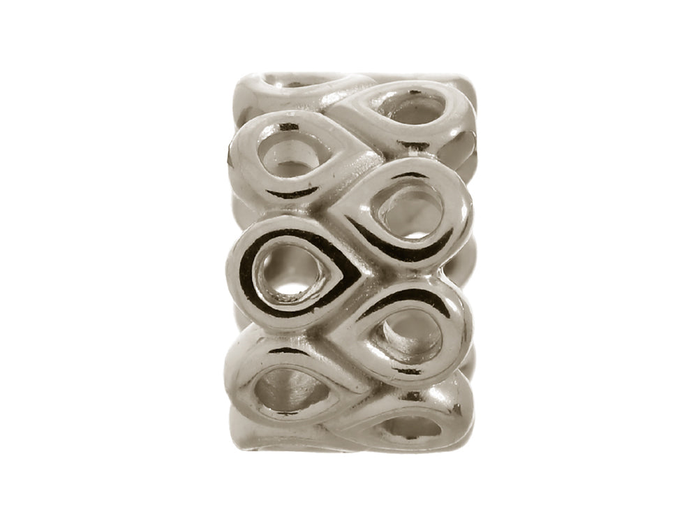 Endless Jewelry Twist Silver Rhodium Silver Finish