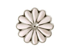 Endless Jewelry White Daisy Silver White Enamel Rhodium Silver Finish