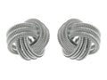 Finejewelers Sterling Silver Love Knot Earrings 12mm