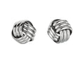 Finejewelers Sterling Silver Love Knot Earrings 11mm