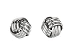 Finejewelers Sterling Silver Love Knot Earrings 11mm
