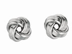 Finejewelers Sterling Silver Love Knot Earrings 10mm