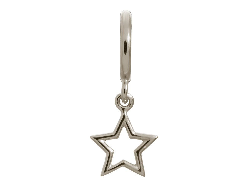 Endless Jewelry Star Silver Rhodium Silver Finish