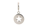 Endless Jewelry Star Coin Silver Rhodium Silver Finish