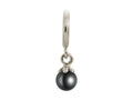 Endless Jewelry Black Pearl Ball Silver Black Pearl Rhodium Silver Finish