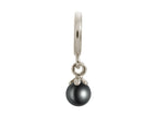Endless Jewelry Black Pearl Ball Silver Black Pearl Rhodium Silver Finish