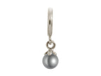 Endless Jewelry Grey Pearl Ball Silver Grey Pearl Rhodium Silver Finish