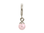 Endless Jewelry Rose Pearl Ball Silver Rose Pearl Rhodium Silver Finish