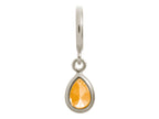 Endless Jewelry Citrine Drop Silver Citrine Cubic Zirconia Rhodium Silver Finish