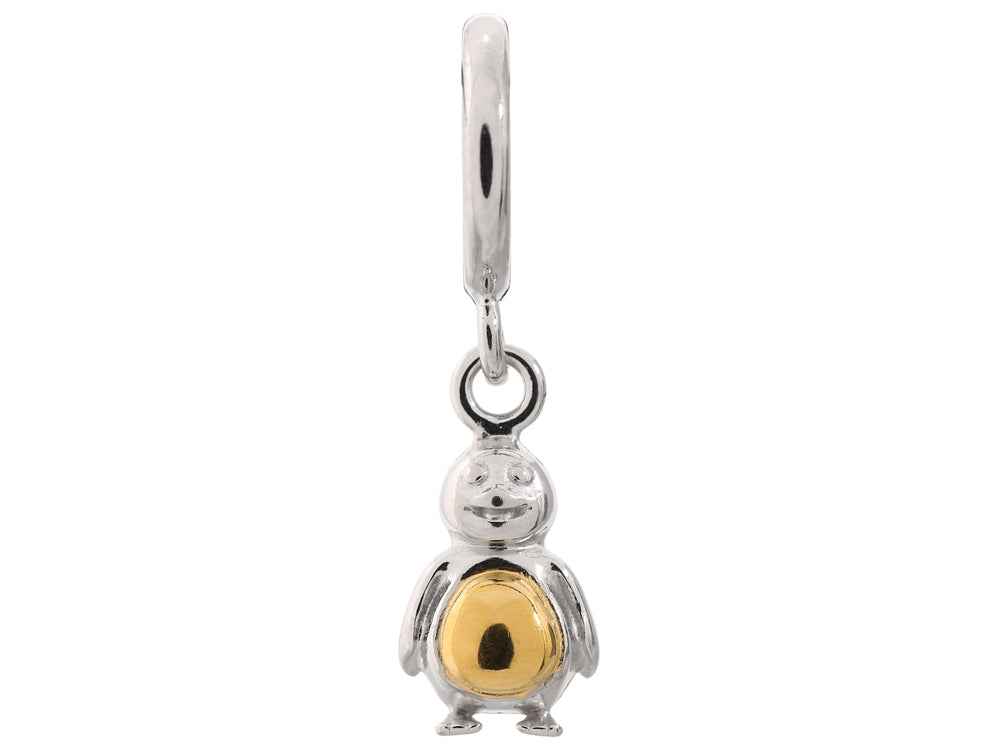 Endless Jewelry Penguin Silver Rhodium Silver Finish