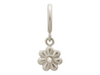 Endless Jewelry White Flower Dream Dot Silver White Cubic Zirconia Rhodium Silver Finish