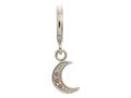 Endless Jewelry Smokey Moon Shine Drop Silver Smokey Cubic Zirconia Rhodium Silver Finish