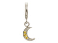 Endless Jewelry Citrine Moon Shine Drop Silver Citrine Cubic Zirconia Rhodium Silver Finish