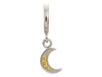 Endless Jewelry Citrine Moon Shine Drop Silver Citrine Cubic Zirconia Rhodium Silver Finish