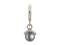 Endless Jewelry Grey Apple Pearl Silver Grey Pearl Rhodium Silver Finish
