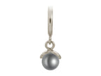 Endless Jewelry Grey Apple Pearl Silver Grey Pearl Rhodium Silver Finish
