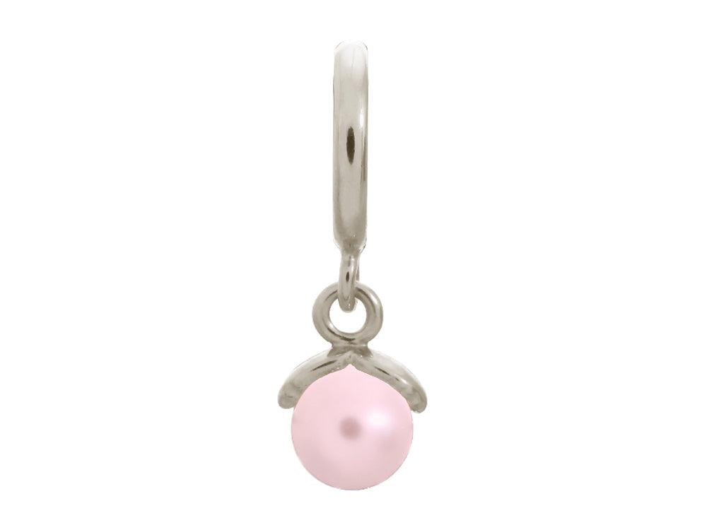 Endless Jewelry Rose Apple Pearl Silver Rose Pearl Rhodium Silver Finish