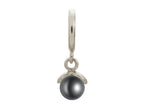 Endless Jewelry Black Apple Pearl Silver Black Pearl Rhodium Silver Finish