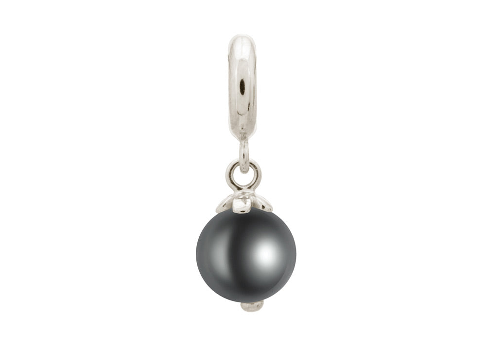 Endless Jewelry Black Pearl Dream Silver Black Pearl Rhodium Silver Finish